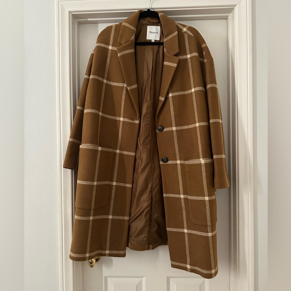 Madewell windowpane jacket